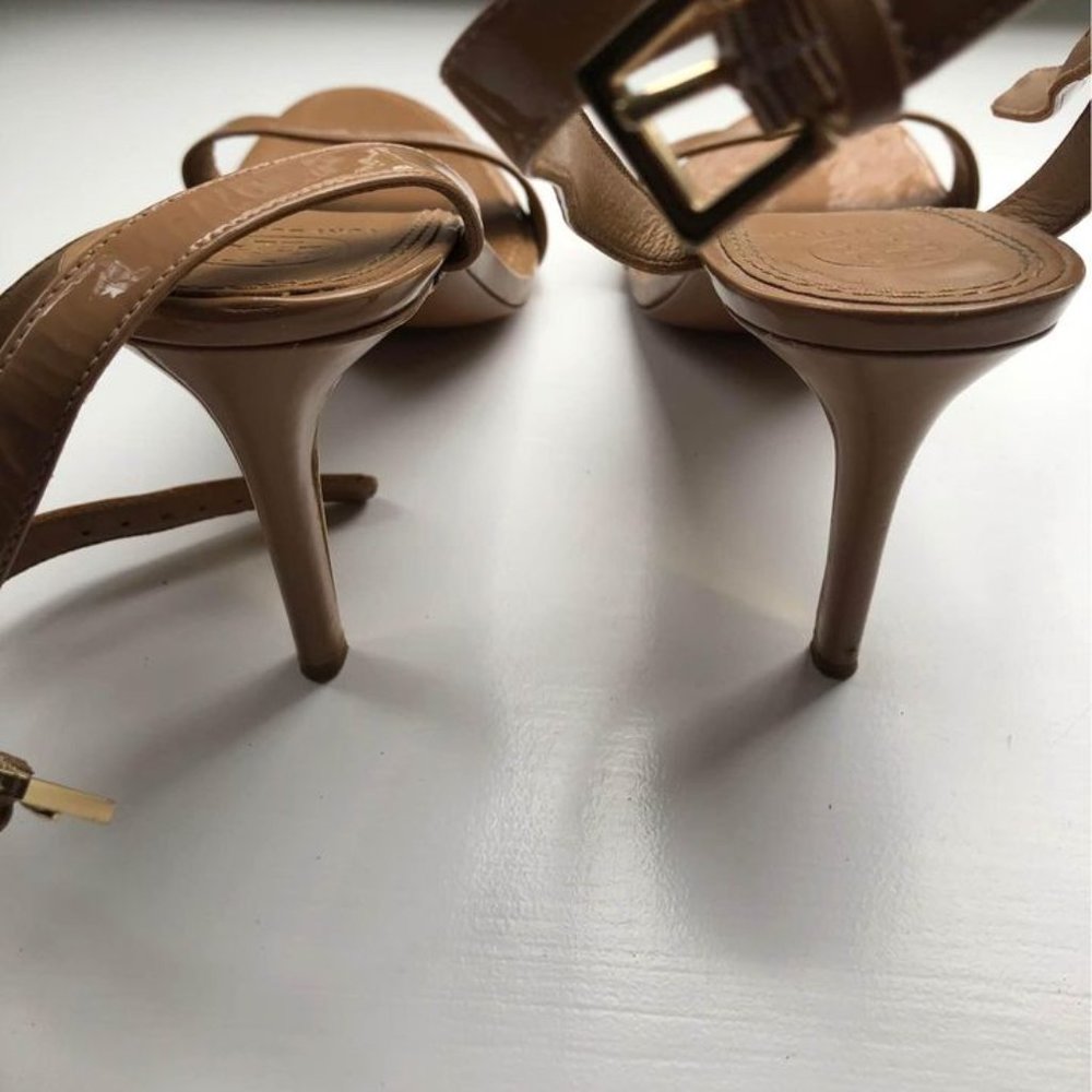 TORY BURCH patent leather heels. 9M - Picture 3 of 4